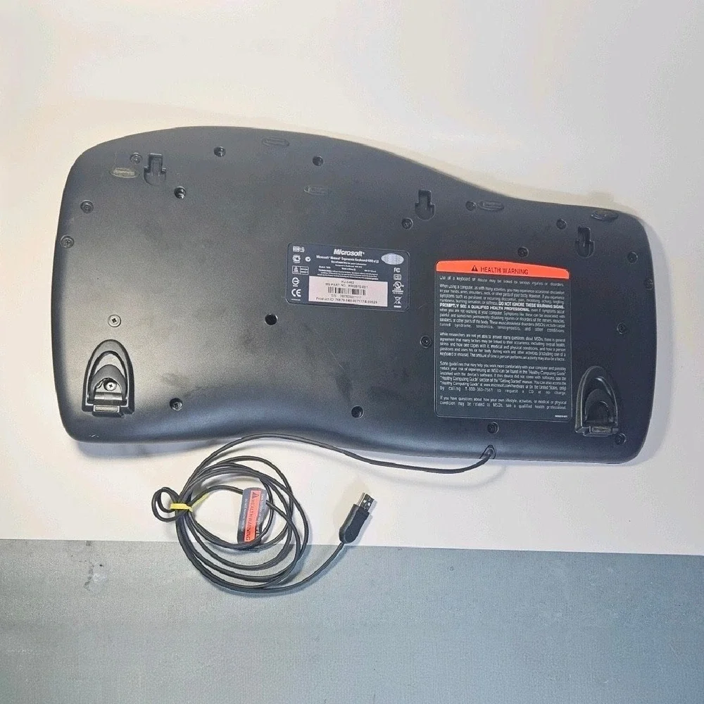 Microsoft Natural Ergonomic 4000 V1.0 Wired Keyboard TESTED AND WORKS!